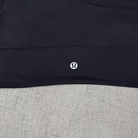 Lululemon Black Align Bra Asymmetrical Light Support A/B Cup Size 6 - Picture 6 of 9